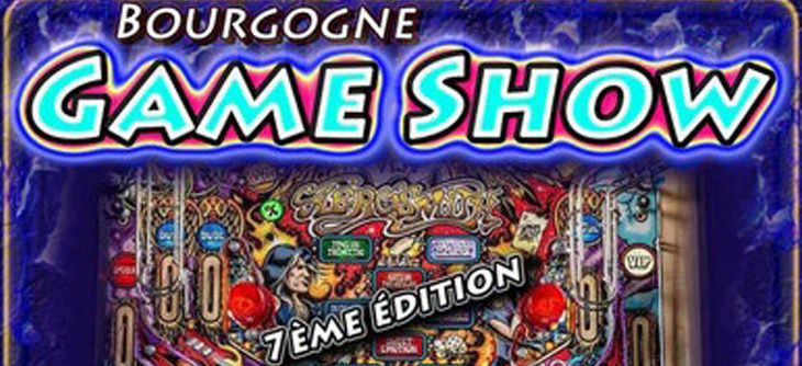 Affiche Bourgogne Game Show 2017 - salon arcade et jeux de café