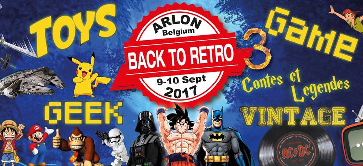 Affiche Back to retro Arlon 2017 - Contes et Légendes