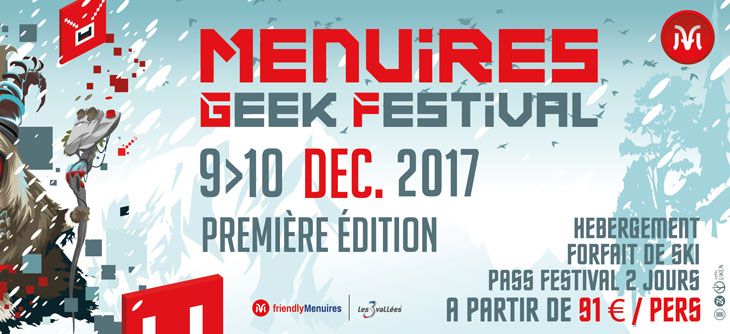 Affiche Menuires Geek Festival Affiche Menuires Geek Festival