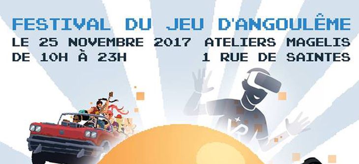 Affiche FJA 2017 - Festival du Jeu d'Angoulême