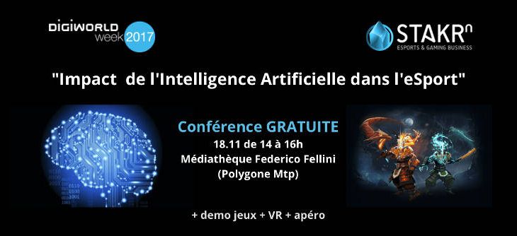 Affiche L'Intelligence Artificielle dans l'esport