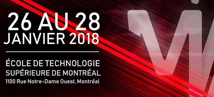 Affiche Montréal Game Jam 2018