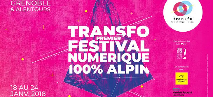 Affiche Festival Transfo Grenoble - le Village du Numérique pour tous