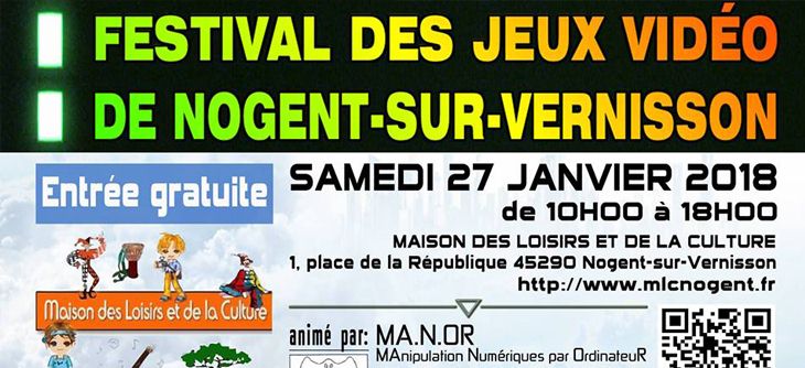 Affiche Festival des Jeux Vidéo