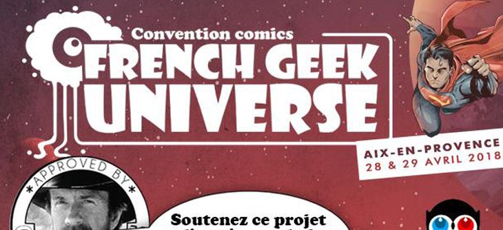 Affiche French Geek Universe - convention comics