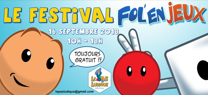Affiche Festival Fol'En Jeux de Verviers - 5ème édition