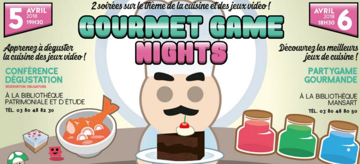 Affiche Gourmet game nights - Conférence Gastronomique