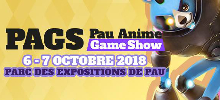 Affiche PAGS 2018 - Pau Anime Game Show 5ème édition