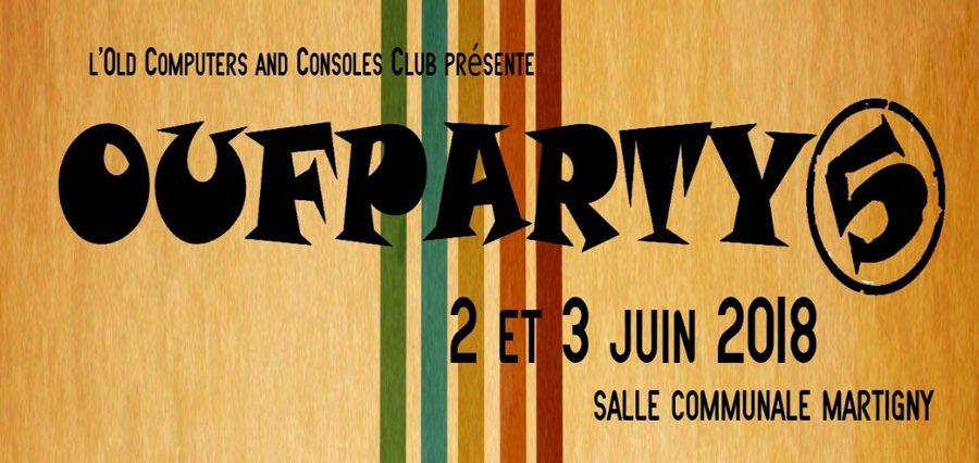 Affiche Ouf Party 5 - retrogaming