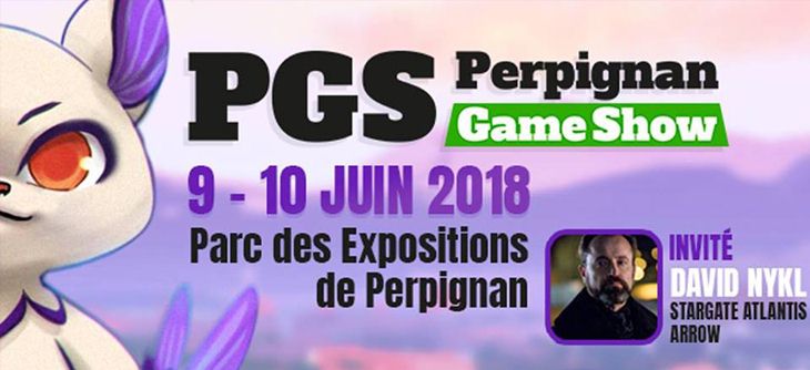 Affiche PGS 2018 - Perpignan Game Show