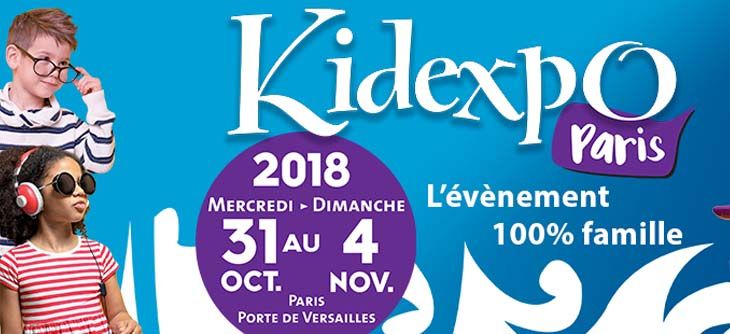 Affiche Kidexpo 2018 - 12ème édition du salon pour les enfants