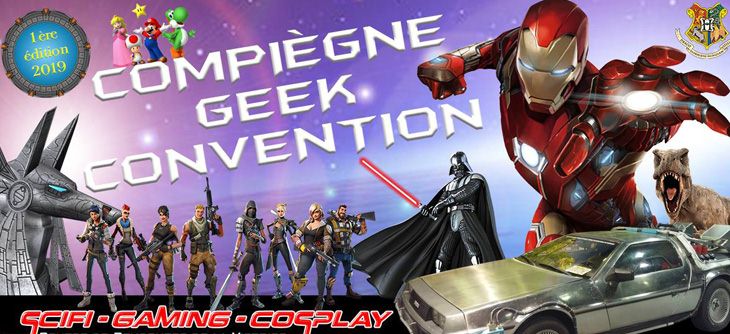 Affiche Compiègne Geek Convention
