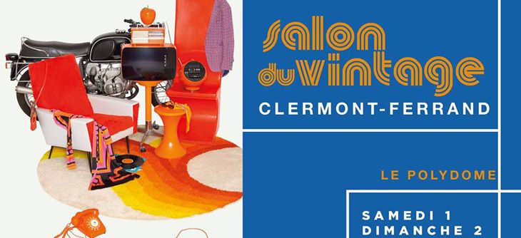 Affiche Salon du Vintage de Clermont Ferrand
