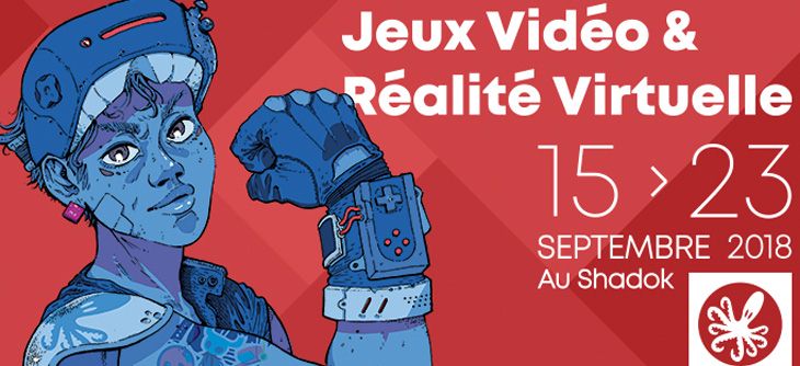 Affiche Jeux Vidéo et Réalité Virtuelle au Festival Européen du Film Fantastique 2018