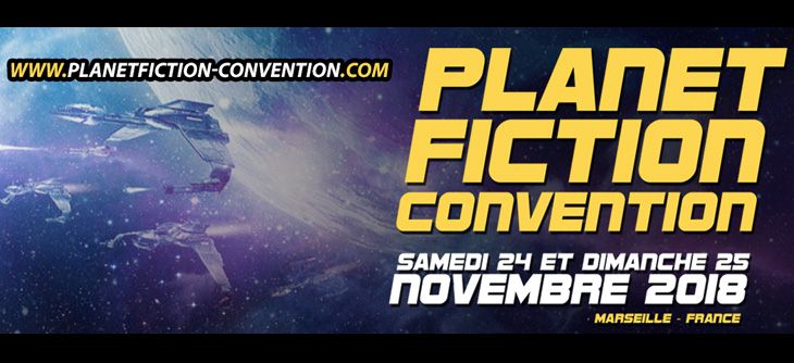 Affiche Planet Fiction 2018 convention de science fiction