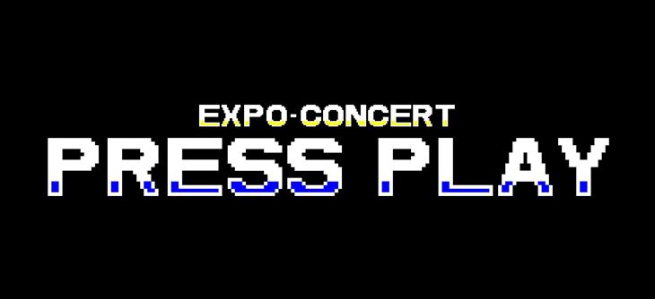 Affiche Expo-concert : Press Play