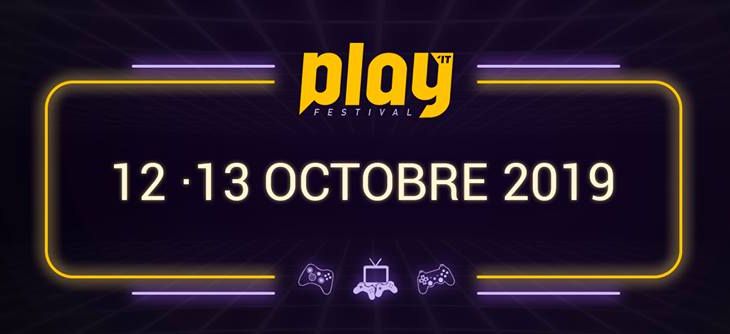 Affiche Play'it Festival 2019 - festival du jeu vidéo en métropole lilloise