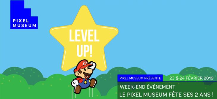 Affiche Le Pixel Museum fête ses 2 ans