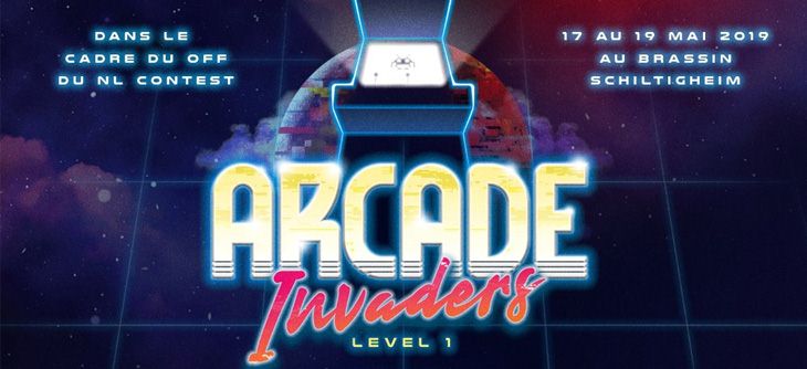 Affiche Arcade Invaders - level 1