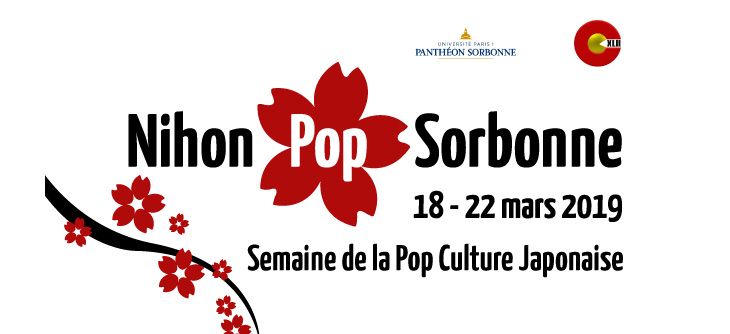 Affiche Nihon Pop Sorbonne - semaine de la pop culture Japonaise