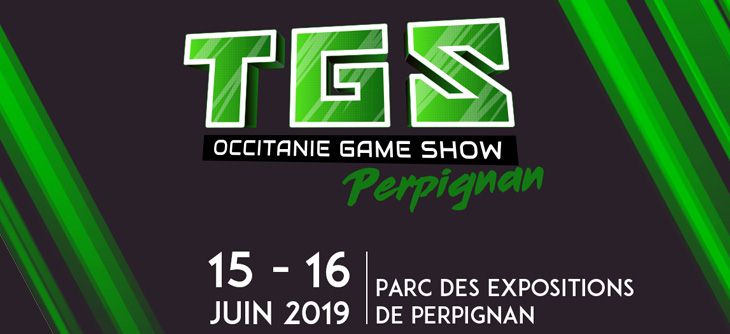 Affiche TGS Perpignan 2019 - Occitanie Game Show