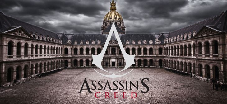Affiche Assassin's Creed en réalité augmentée