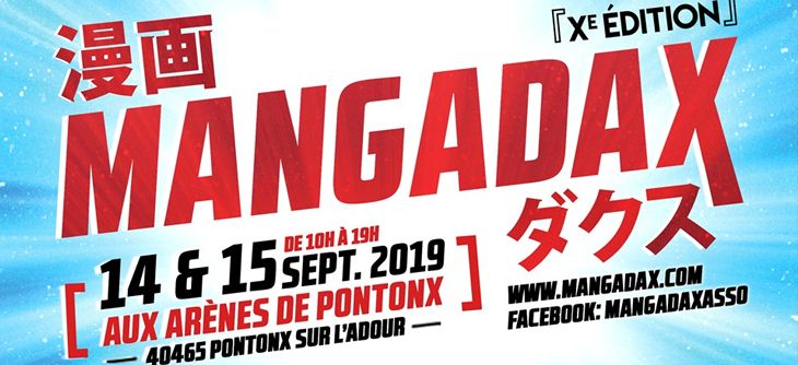 Affiche Manga Dax 2019 - 10ème édition Affiche Manga Dax 2019 - 10ème édition