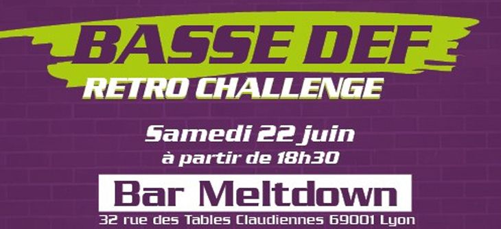 Affiche Basse Def Retro Challenge