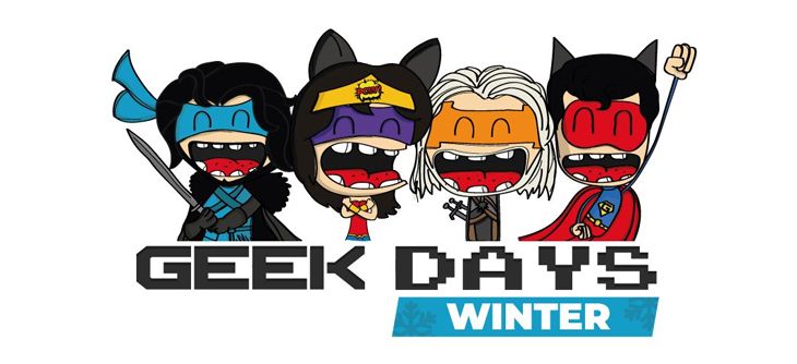 Affiche Geek Days Winter - jeux video, comics, scifi, manga, cosplay à Lille