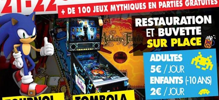 Affiche Bourgogne Game Show 2019 - salon arcade et jeux de café