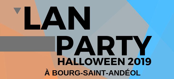 Affiche Lan Party Halloween Édition