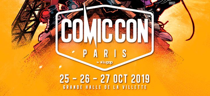Affiche Comic Con Paris 2019 - festival européen de la pop culture