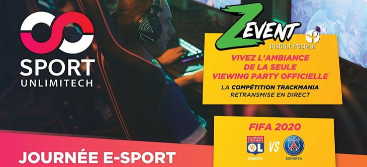 Affiche Festival Unlimitech - journée d'animations esport avec Z Event