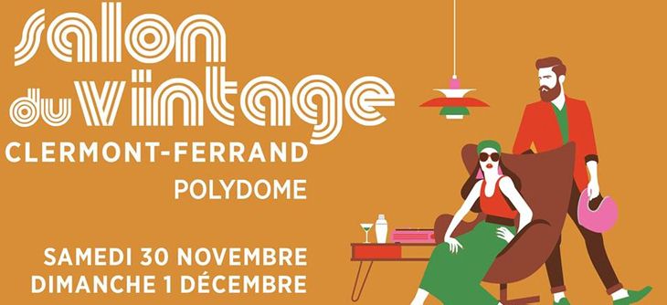 Affiche Salon du Vintage de Clermont Ferrand 2019