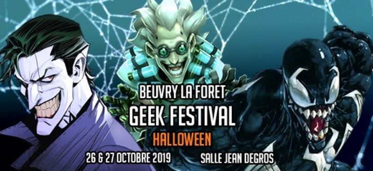 Affiche Beuvry-la-Forêt Geek Festival spécial Halloween