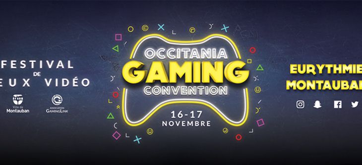 Affiche Occitania Gaming Convention 2019