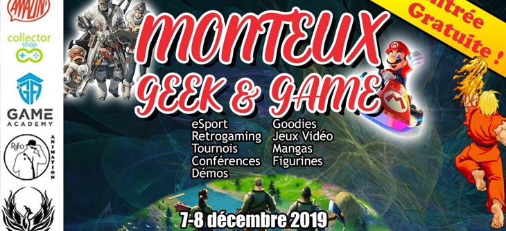 Affiche Monteux Geek and Game Festival 2019