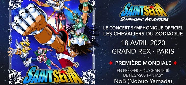 Affiche Saint Seiya Symphonic Adventure - Paris World Premiere