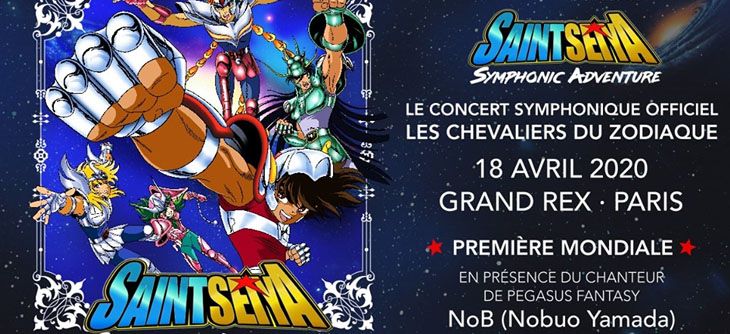 Affiche Saint Seiya Symphonic Adventure - Paris World Premiere Affiche Saint Seiya Symphonic Adventure - Paris World Premiere