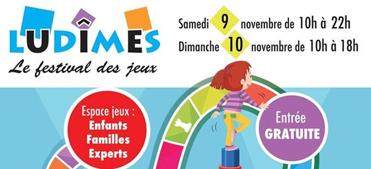 Affiche Festival des Jeux Ludîmes 2019
