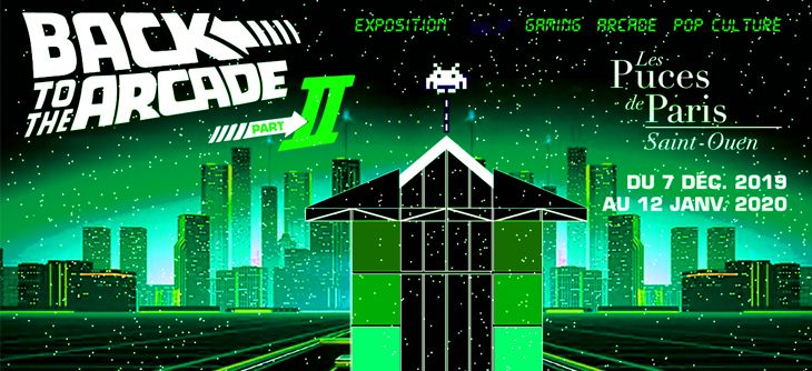 Affiche Back to The Arcade II - exposition vente 2019