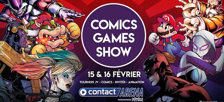 Affiche Comics Games Show 2020 Affiche Comics Games Show 2020
