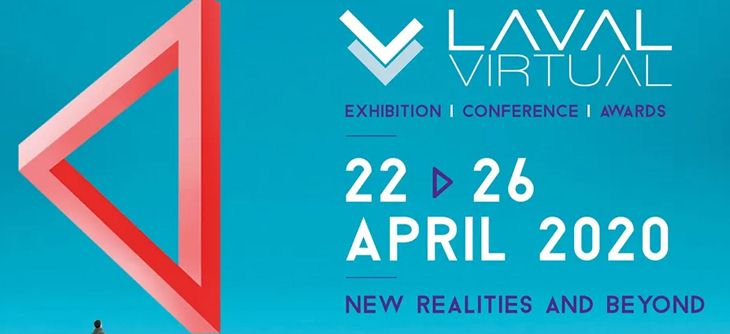 Affiche Laval Virtual 2020 - 22èmes Rencontres Internationales de Technologies et Usages du Virtuel