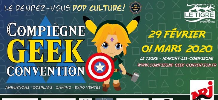 Affiche Compiègne Geek Convention 2020