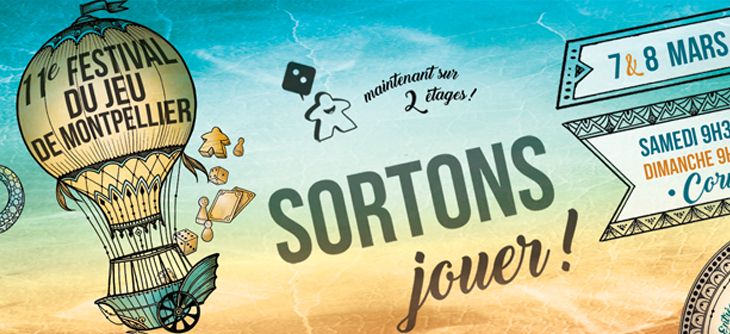 Affiche Sortons Jouer ! Edition 2020 du Festival du jeu