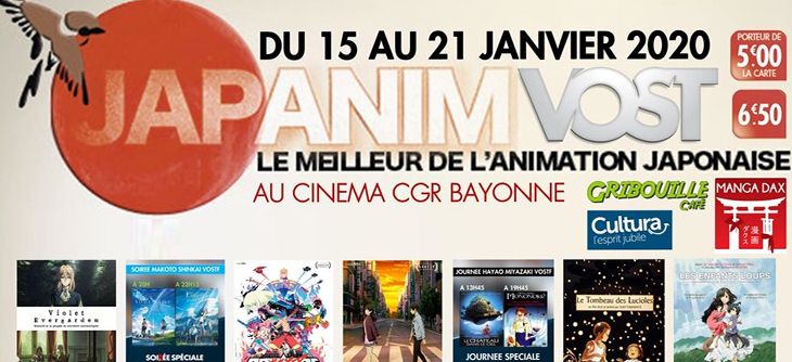 Affiche Festival JAPANIM Bayonne