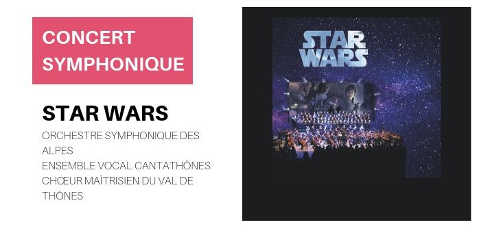 Affiche Concert Symphonique : Star Wars