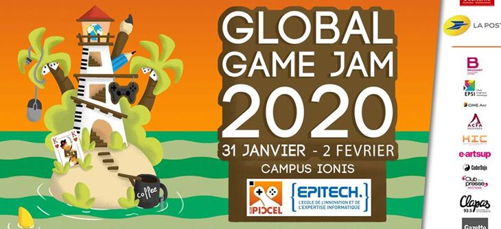 Affiche Global Game Jam 2020