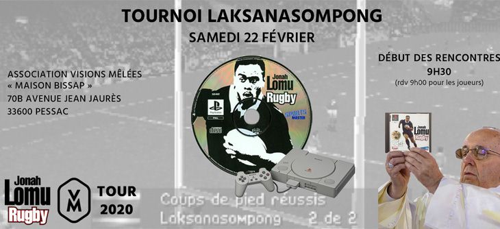 Affiche Tournoi de Jonah Lomu Rugby sur PS1