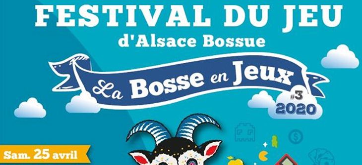 Affiche Festival du Jeu - La Bosse en Jeux 2020